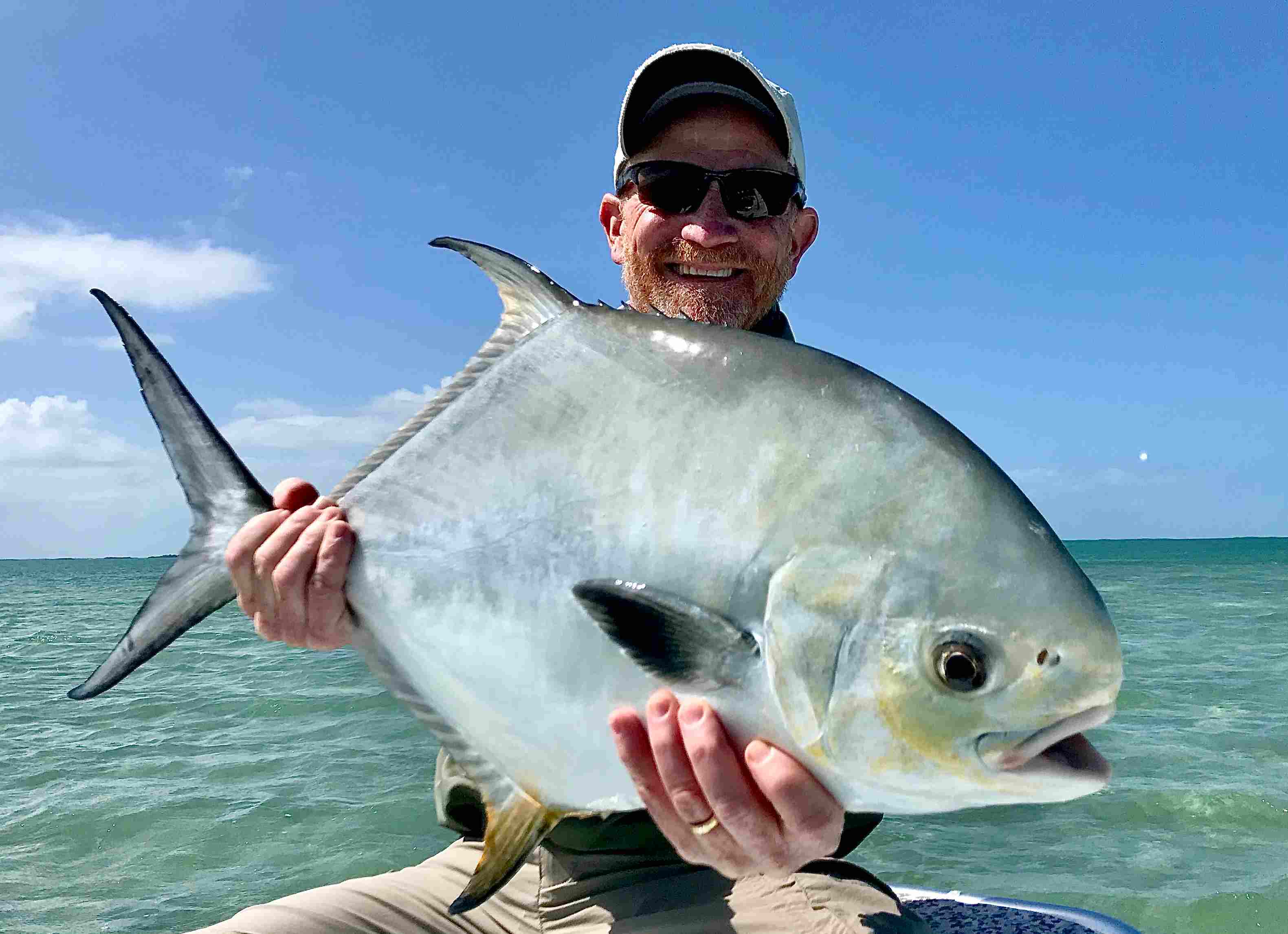 An angler permit fishing the best time of year